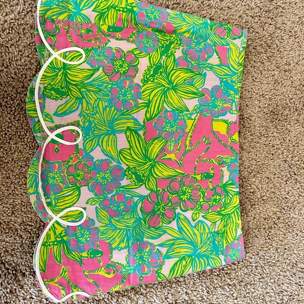 Lilly Pulitzer Pink and Green Skirt